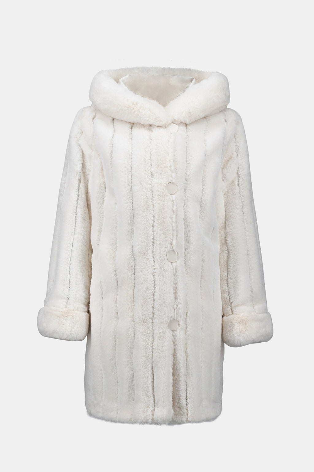 Joseph Ribkoff | Reversible Coat Faux Fur Coat