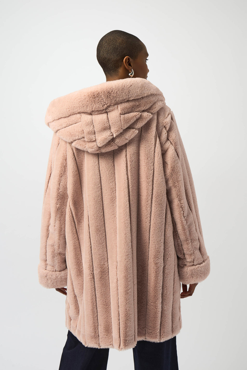 Joseph Ribkoff | Reversible Coat Faux Fur Coat