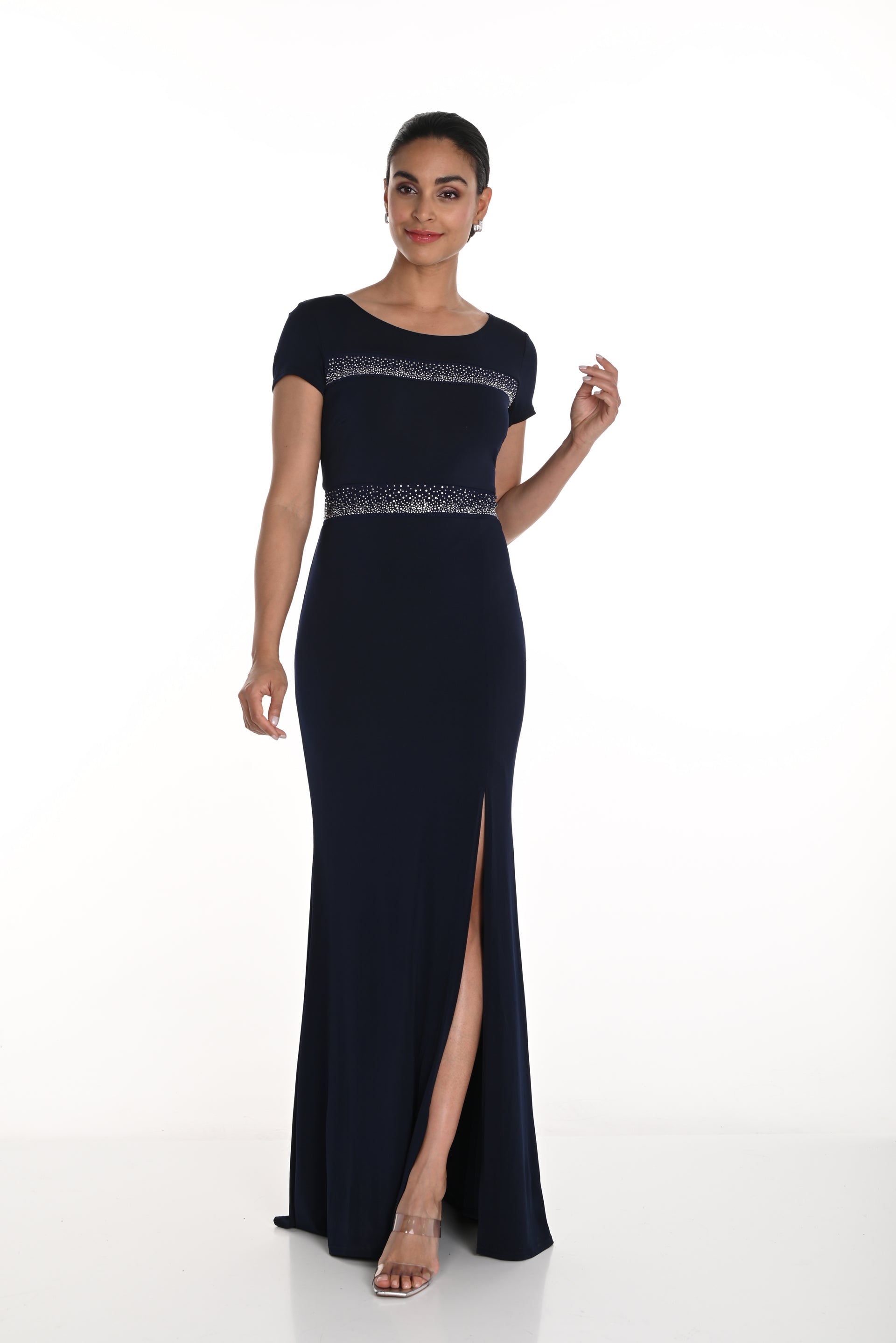 Frank Lyman Sparkle Midnight Dress  Jaboli Boutique