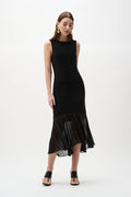 JR Ruffle Black Dress