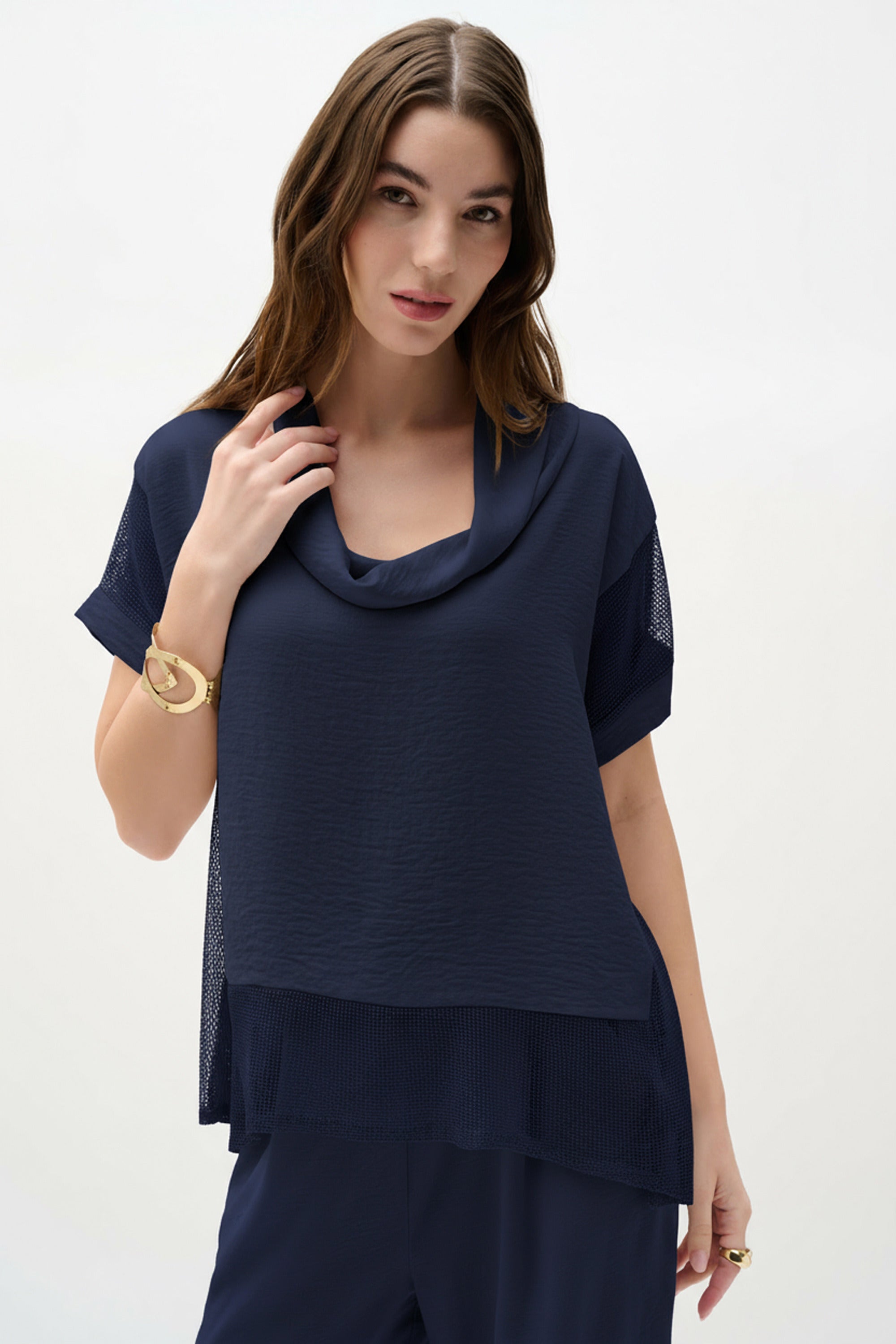 JR Midnight Mesh Top