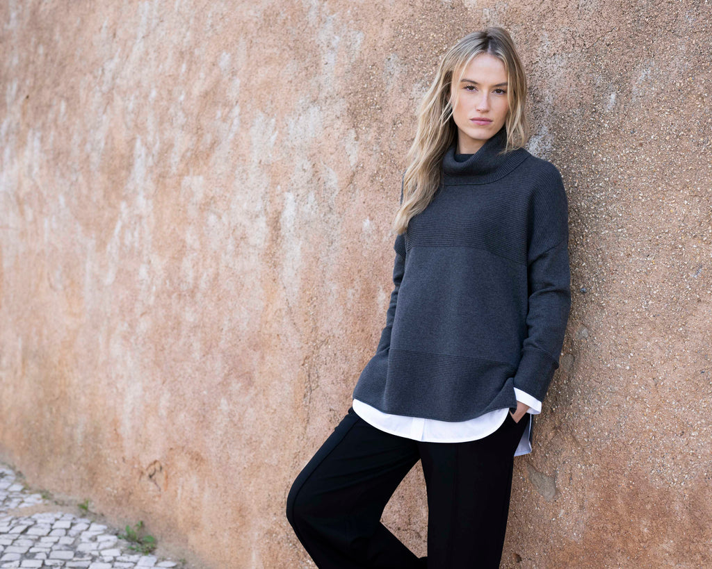 Marble | Charcoal Pullover