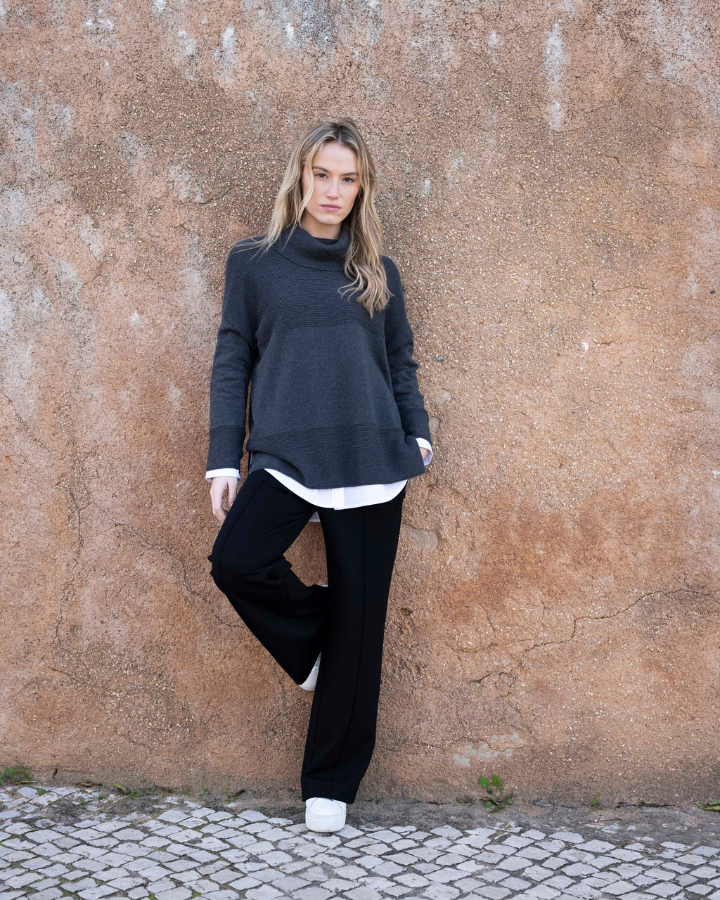 Marble | Charcoal Pullover