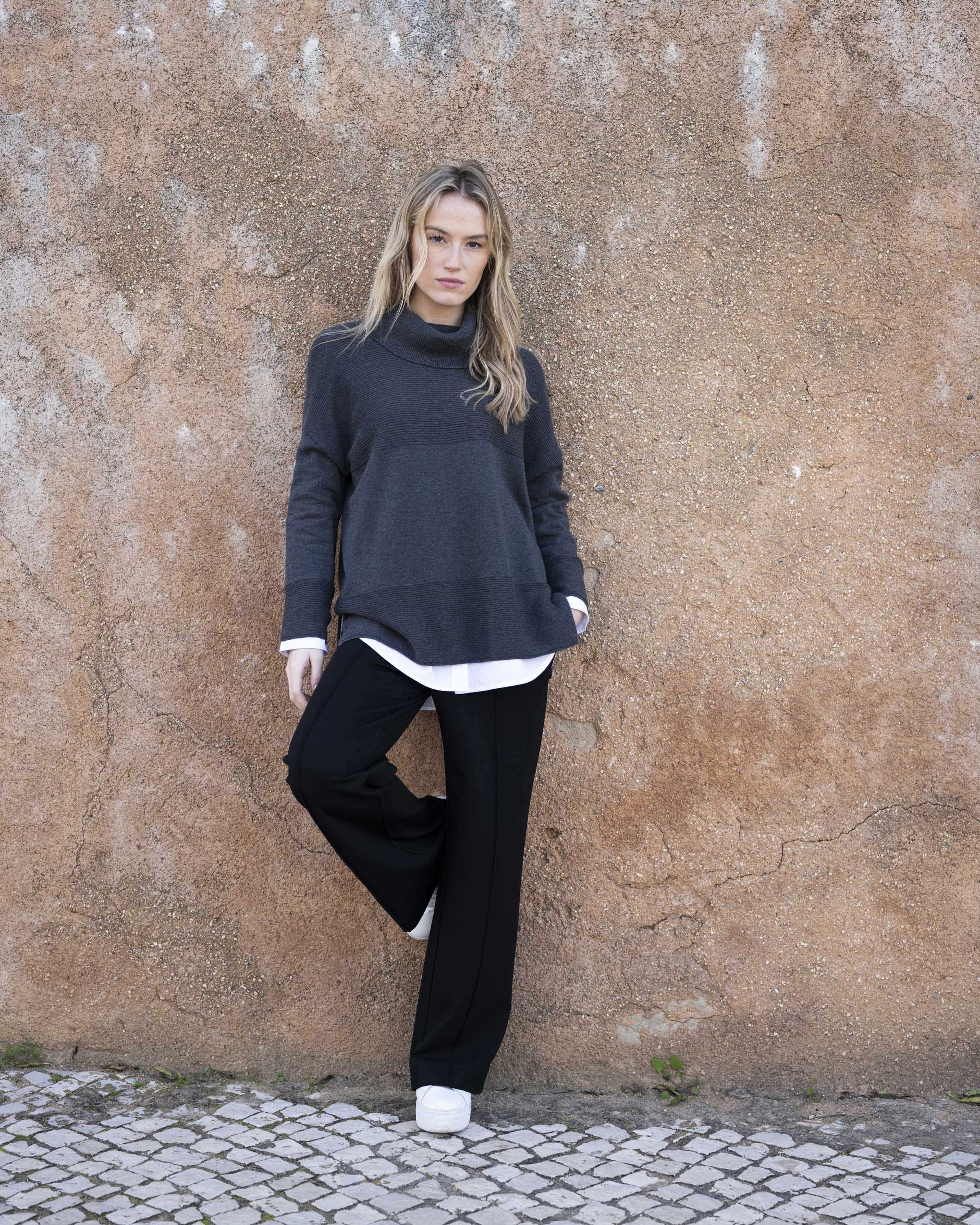 Marble | Charcoal Pullover