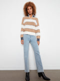CB Camel Striped Sweater