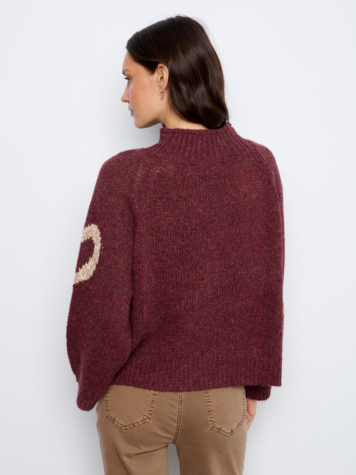 CB Merlot Heart Pullover