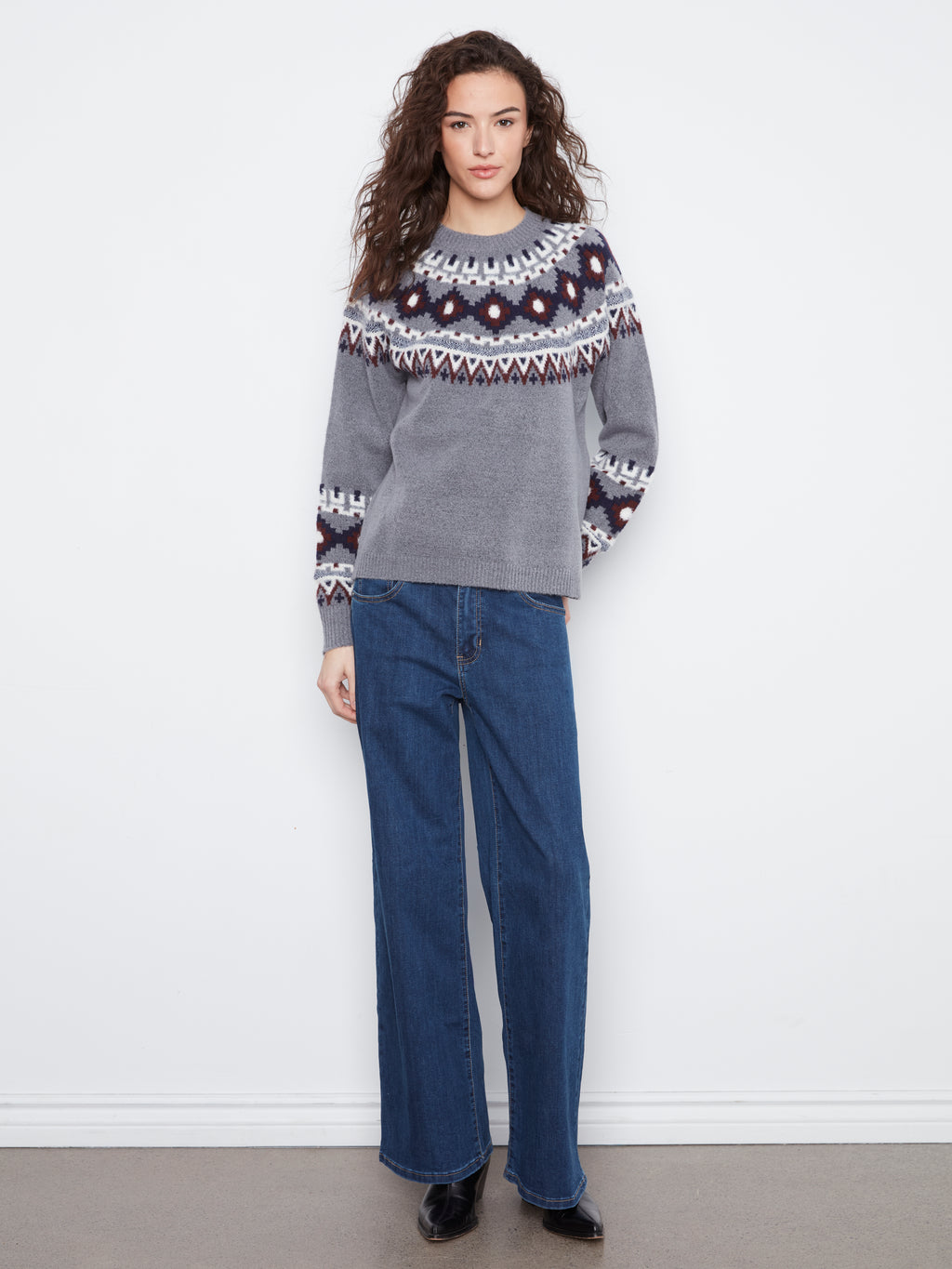 CB Jacquard Ski Sweater