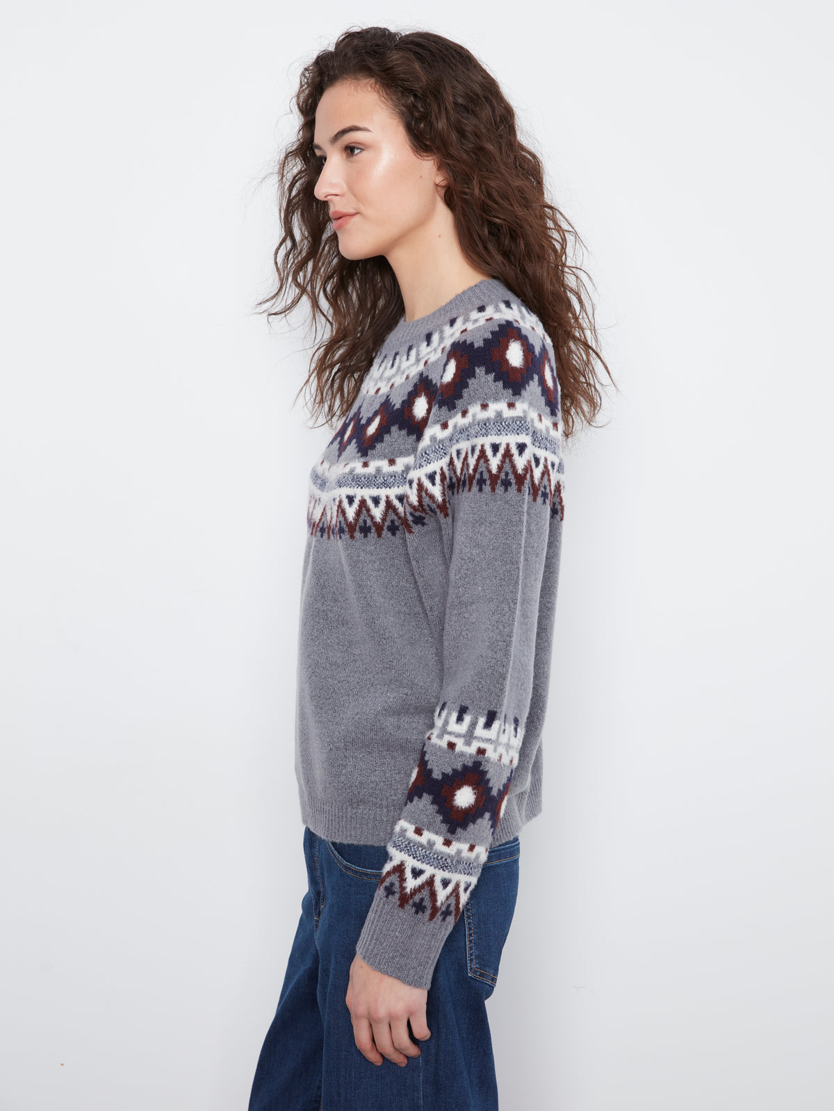CB Jacquard Ski Sweater