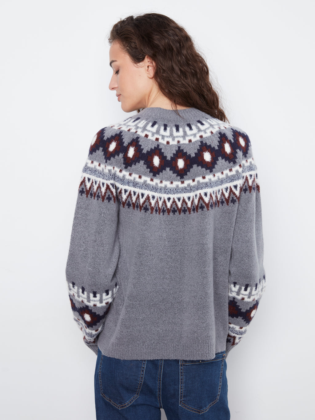 CB Jacquard Ski Sweater