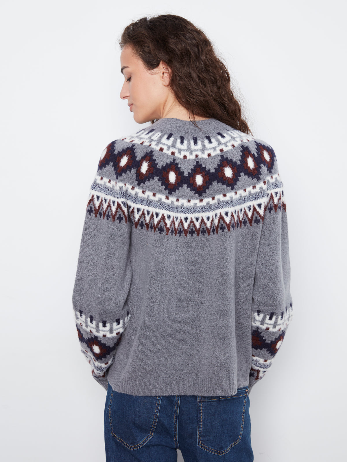 CB Jacquard Ski Sweater