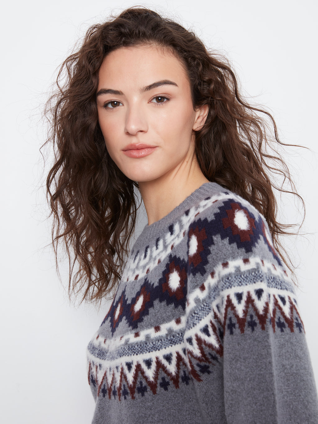 CB Jacquard Ski Sweater