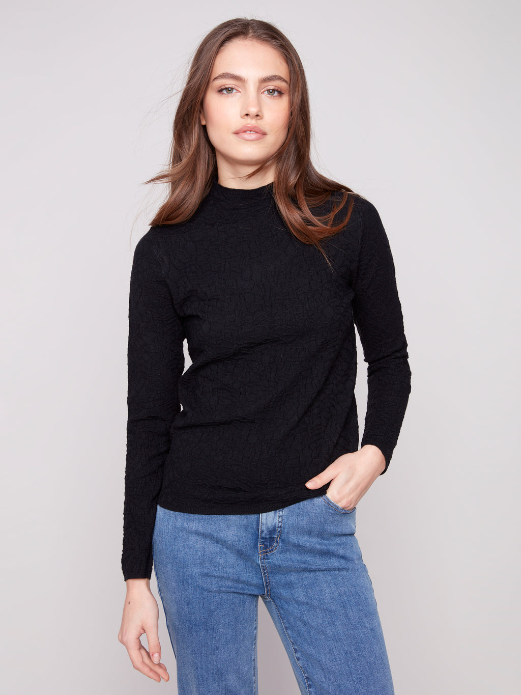 CB Textured Pullover