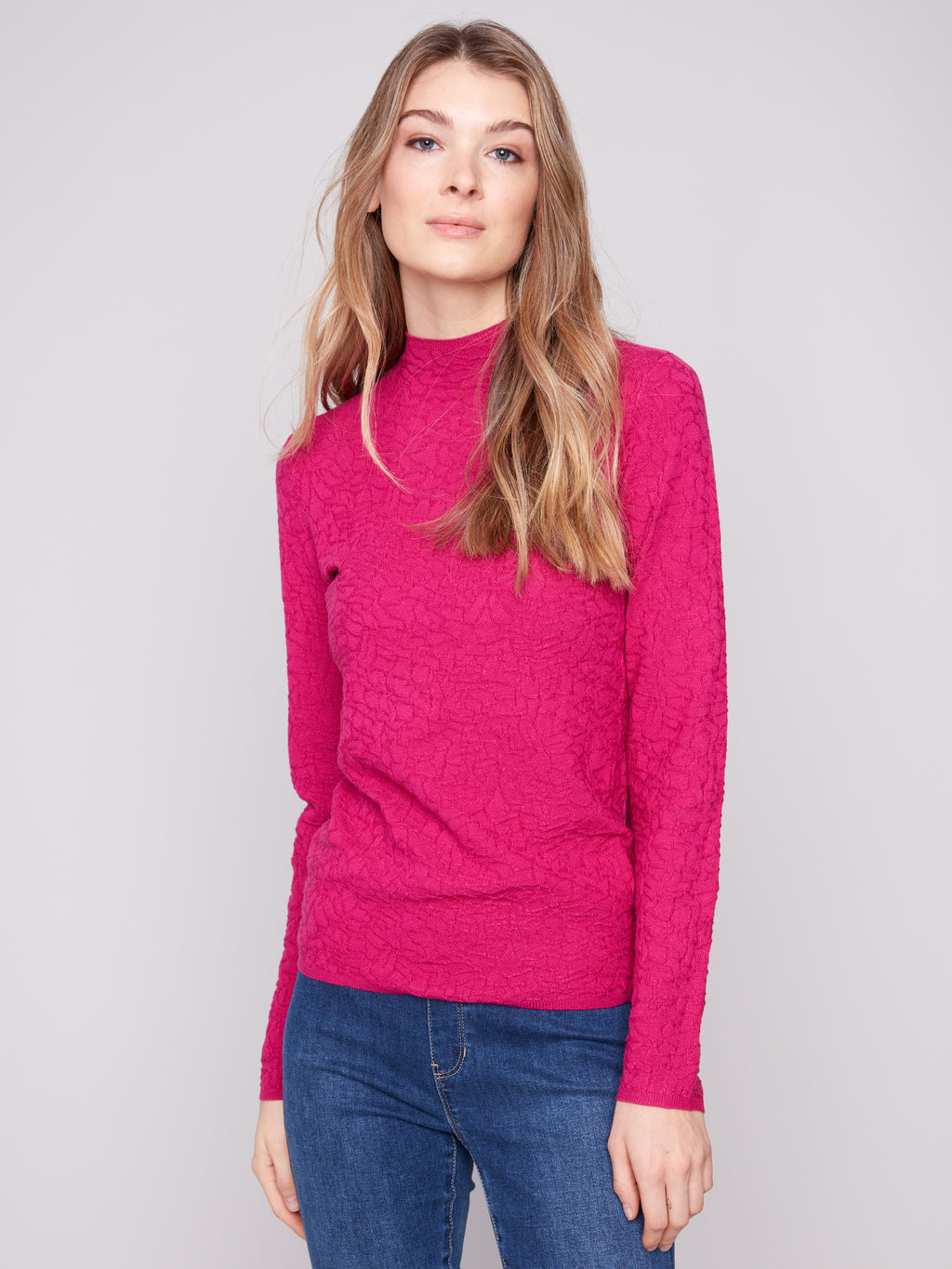 CB Textured Pullover