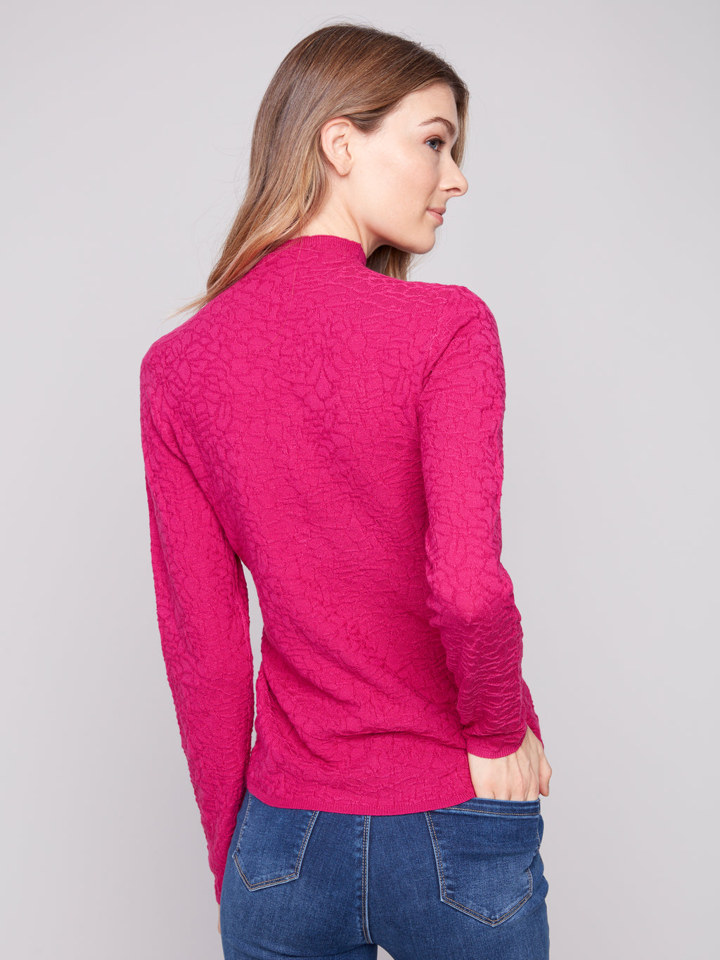 CB Textured Pullover