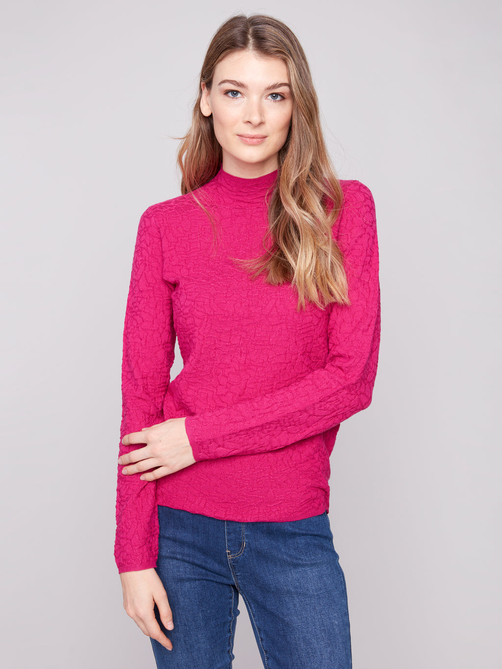 CB Textured Pullover