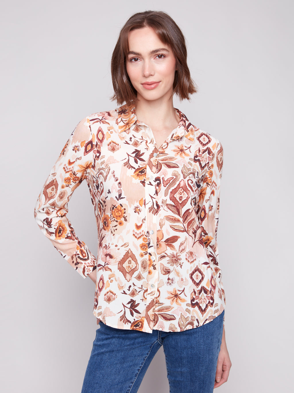 CB Print Blouse