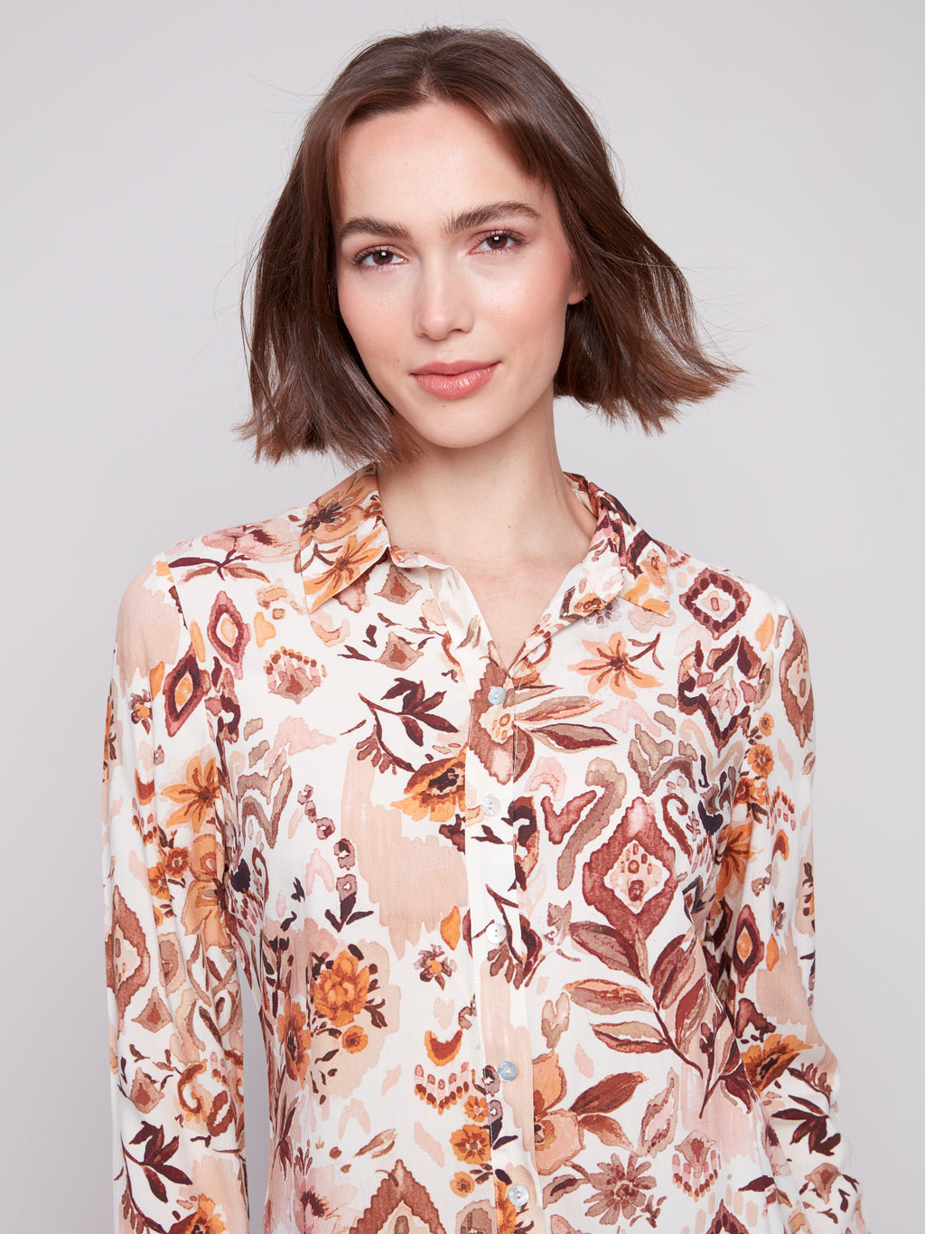 CB Print Blouse