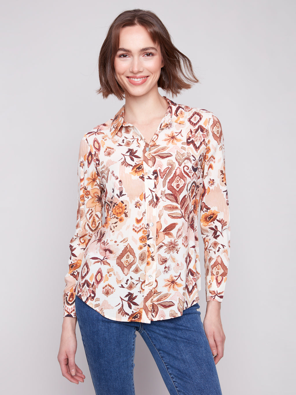 CB Print Blouse