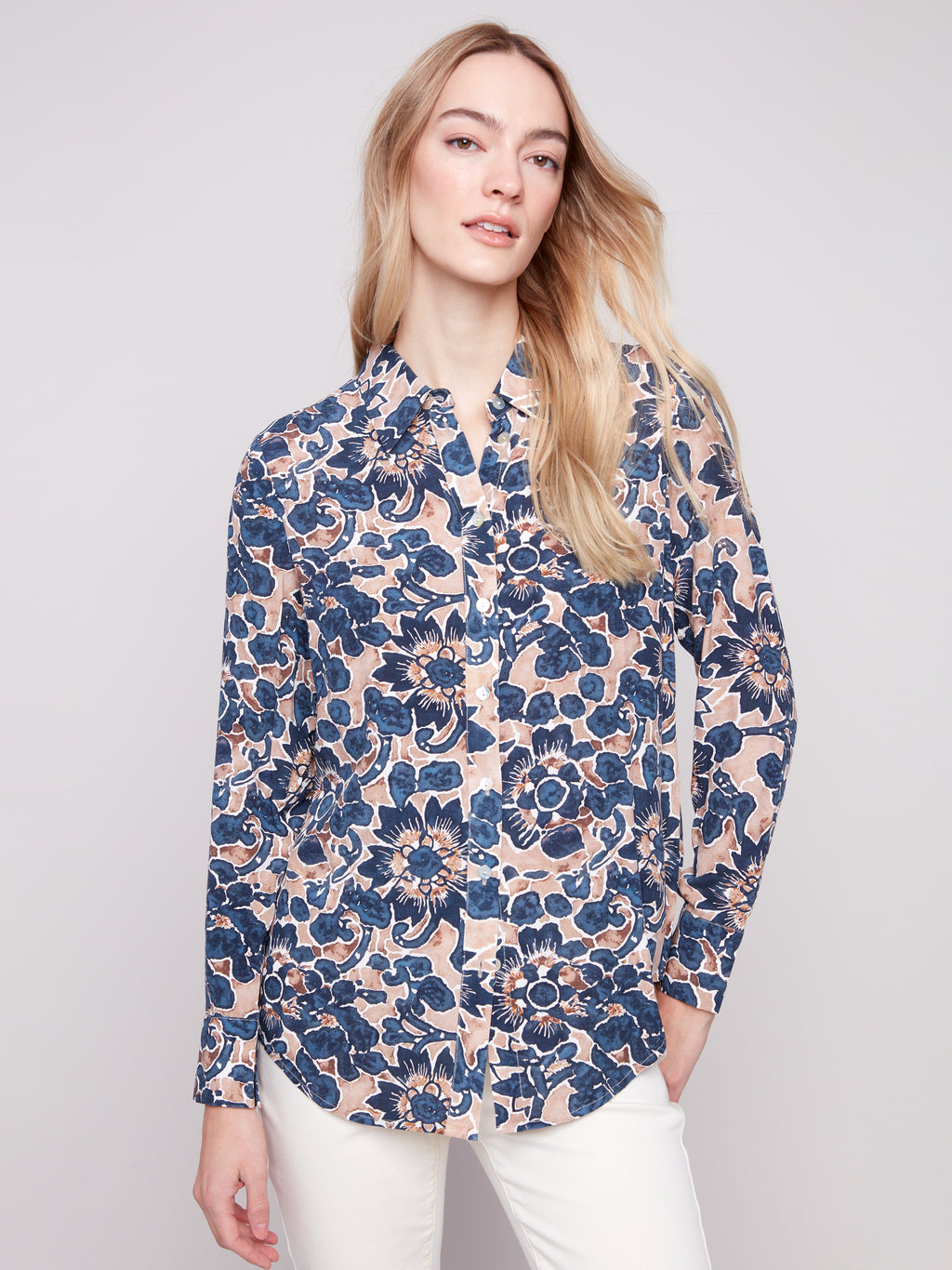 CB Print Blouse