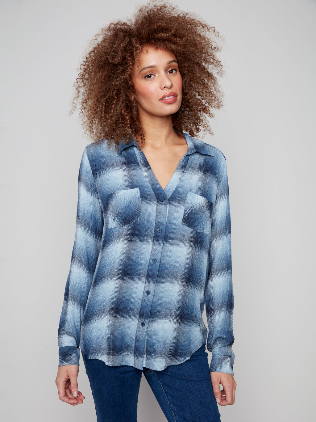CB Denim Plaid Shirt
