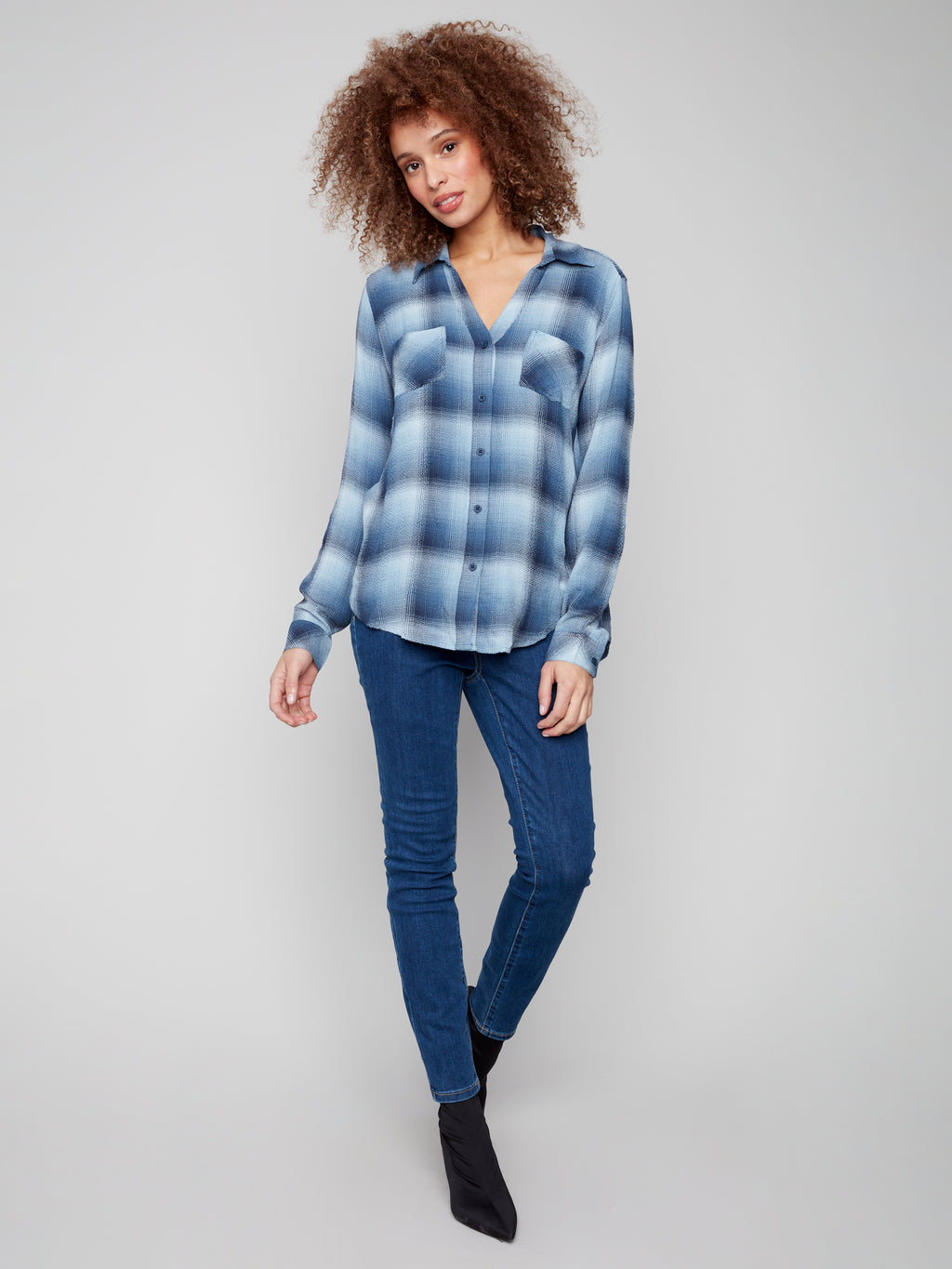 CB Denim Plaid Shirt