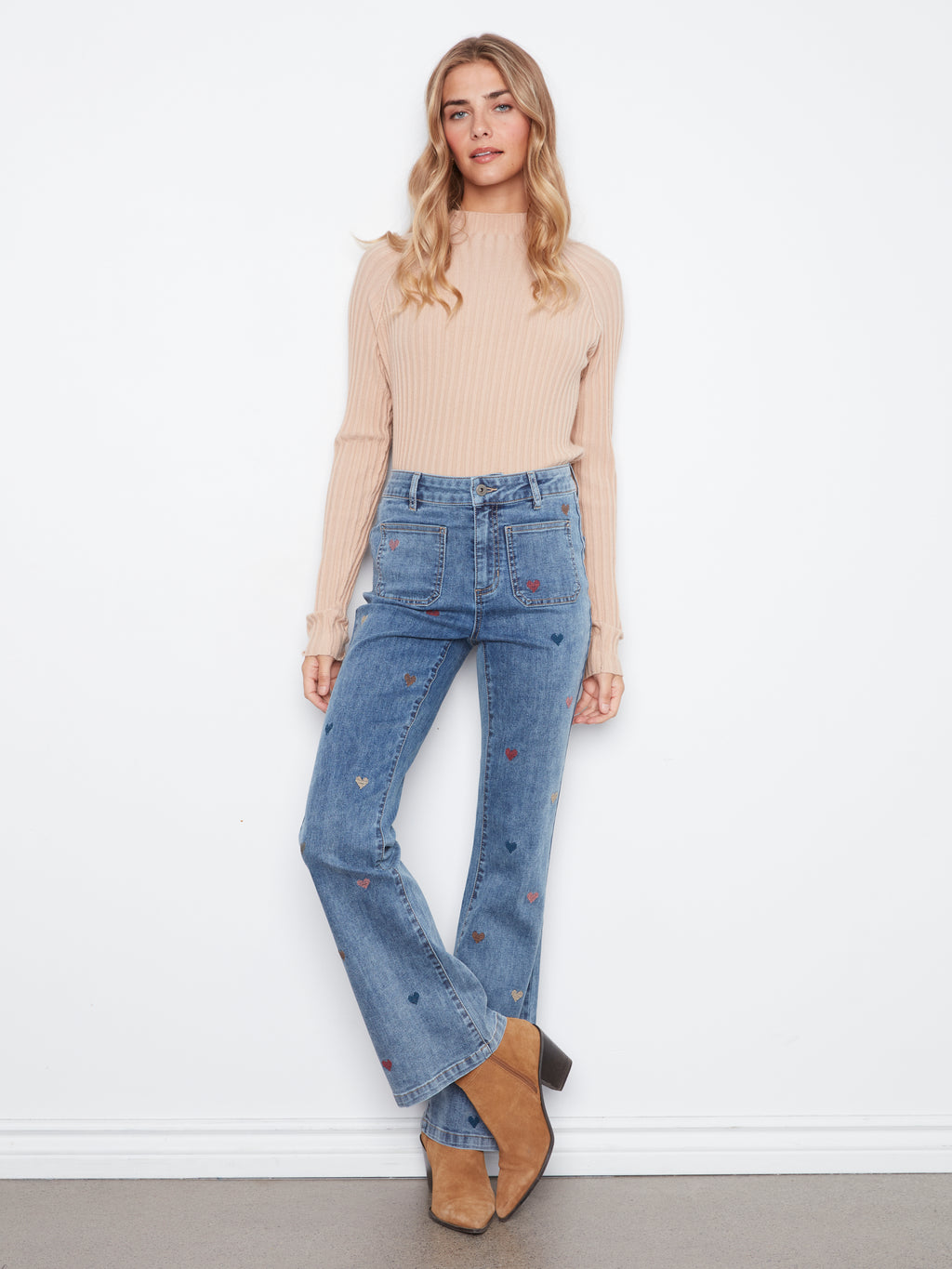 CB Heart Flare Jeans