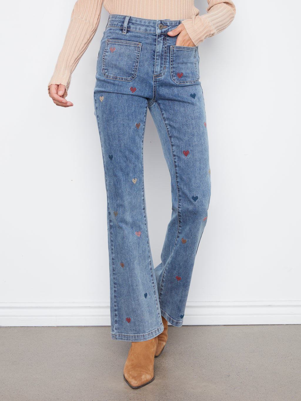 CB Heart Flare Jeans