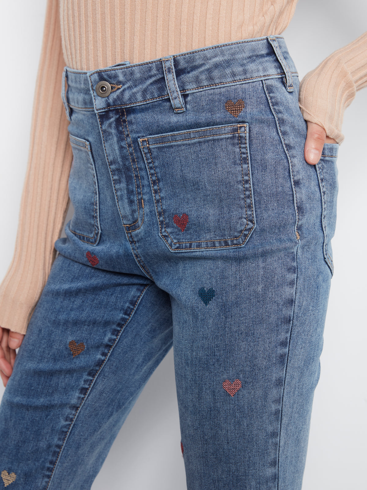 CB Heart Flare Jeans