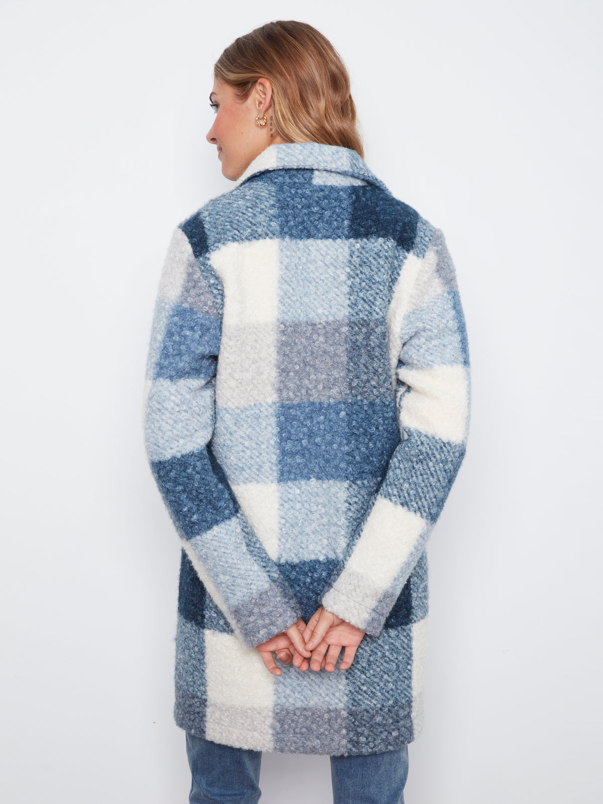 CB Boucle Plaid Coat