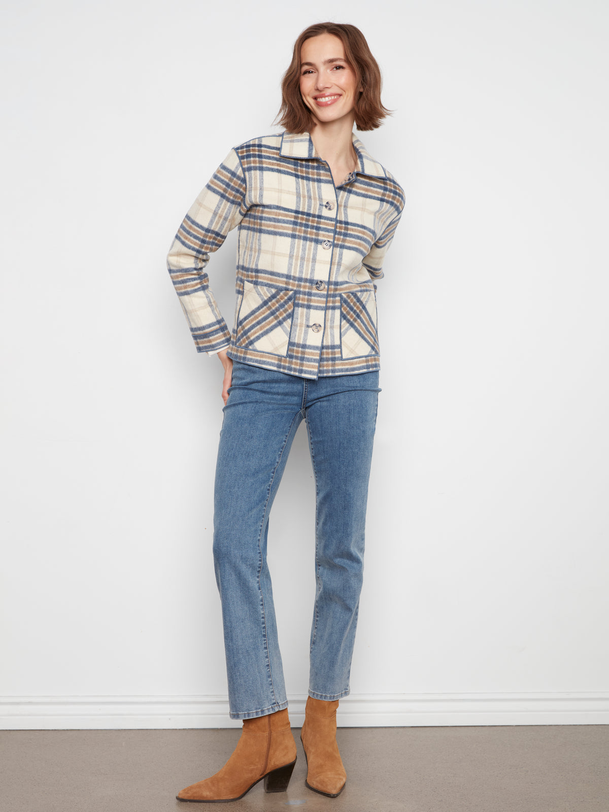 CB Reversible Plaid Jacket