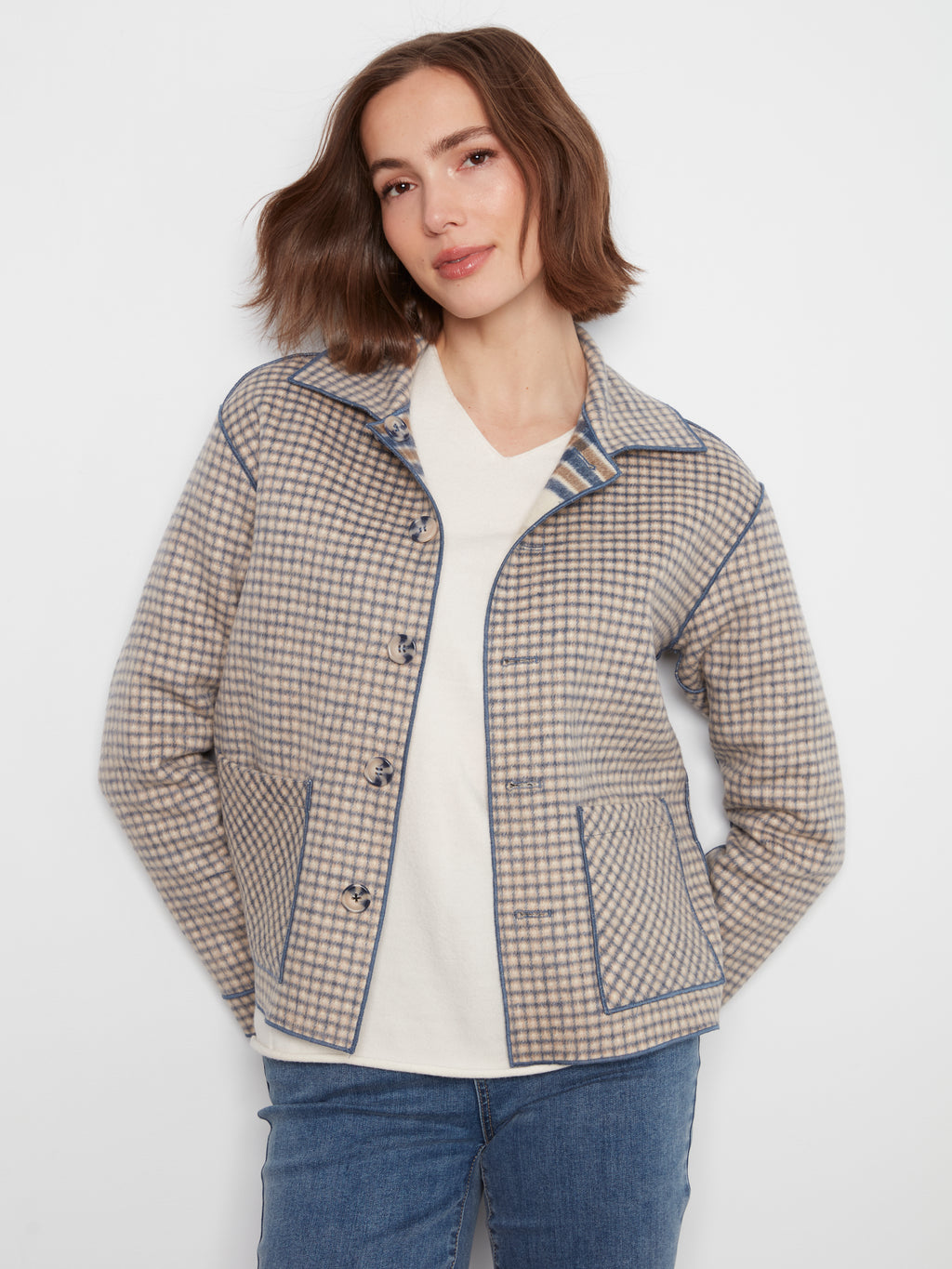 CB Reversible Plaid Jacket