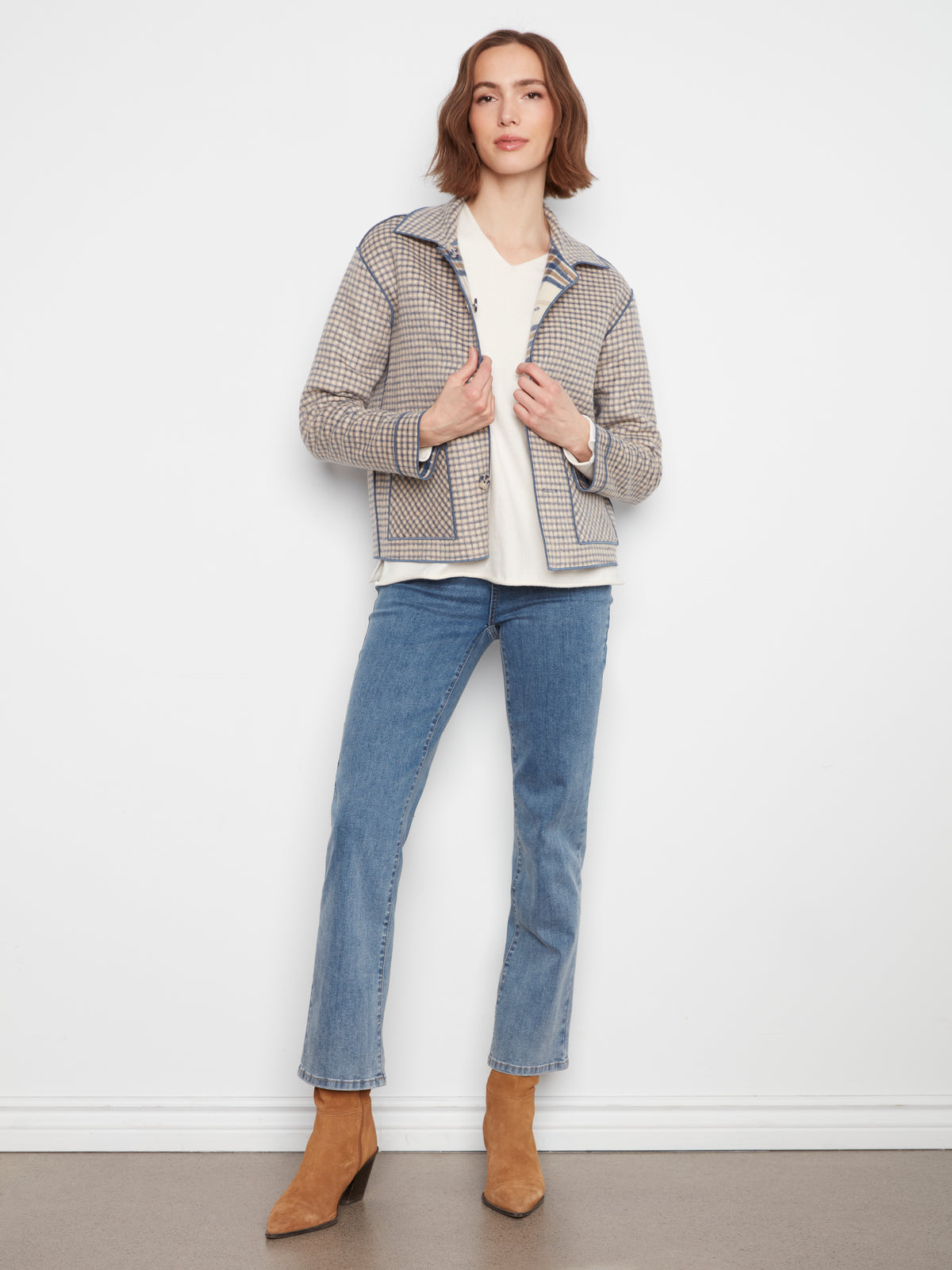 CB Reversible Plaid Jacket