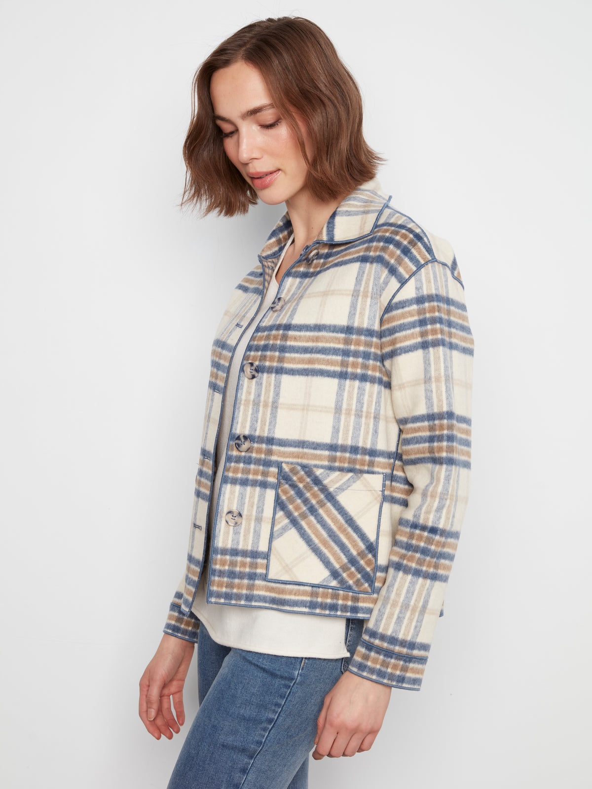 CB Reversible Plaid Jacket