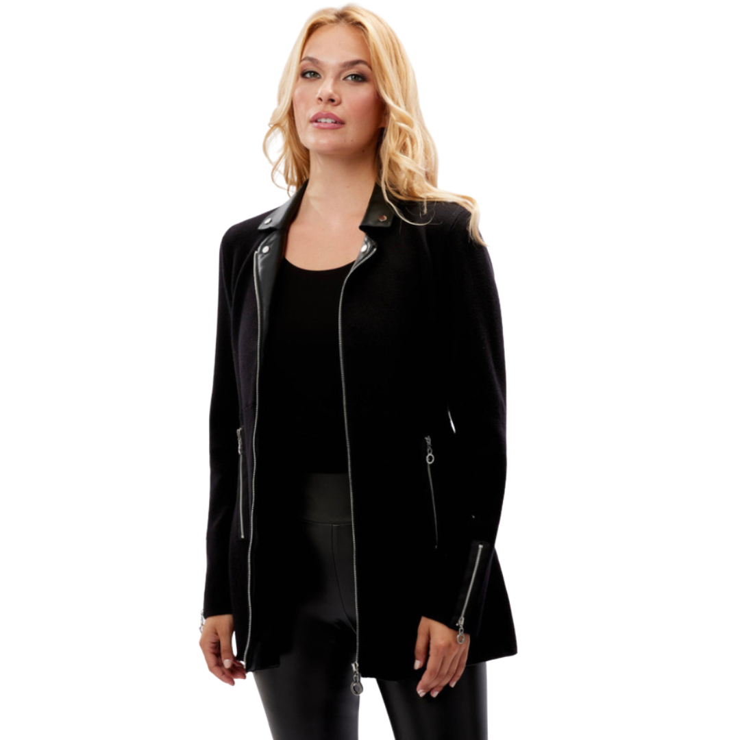 Frank Lyman Black Knit Jacket