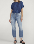 Jaboli Boutique-Fergus Ontario-Jag Jeans-Carter GF-Light Wash
Best-selling Carter Girlfriend Jean
Comfortable 10" mid-rise

Slightly relaxed fit with slim, flattering leg
Best Kept Secret waistband with interior elastic for slimming and support
Medium indigo wash with distressed details
Classic 5-pocket styling, zip fly, and button closure
13.5" leg opening
Made from 100% cotton
