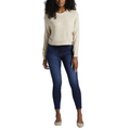 Jaboli Boutique - Fergus Ontario - Jag Jeans Forever Stretch. Jag Jeans  Colour - Cadet Blue, (Dark Wash),  High Rise,  Fly Front,  5 Pocket,  Skinny Fit,  29 inch Inseam