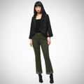 Jaboli Boutique - Fergus Ontario - Joseph Ribkoff - Black Krinkle Jacket. Stylish Joseph Ribkoff jacket Double layer shawl collar Adjustable wire edge and hem Krinkle fabric for everyday elegance Open front design 3/4 length sleeves Polyester and spandex mix Regular fit and short length No pockets or zipper Sophisticated yet casual look