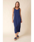 Jaboli Boutique-Fergus Ontario-
Habitat- Navy Everything Dress

Scoop Neckline

Colour - Navy

Sleeveless

Fitted

Maxi Length

Rayon/Spandex Jersey