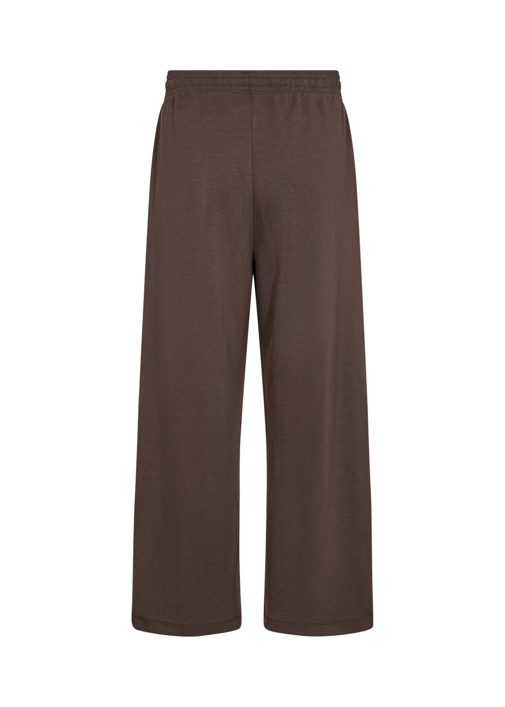 Brown wide-leg pants on a white background