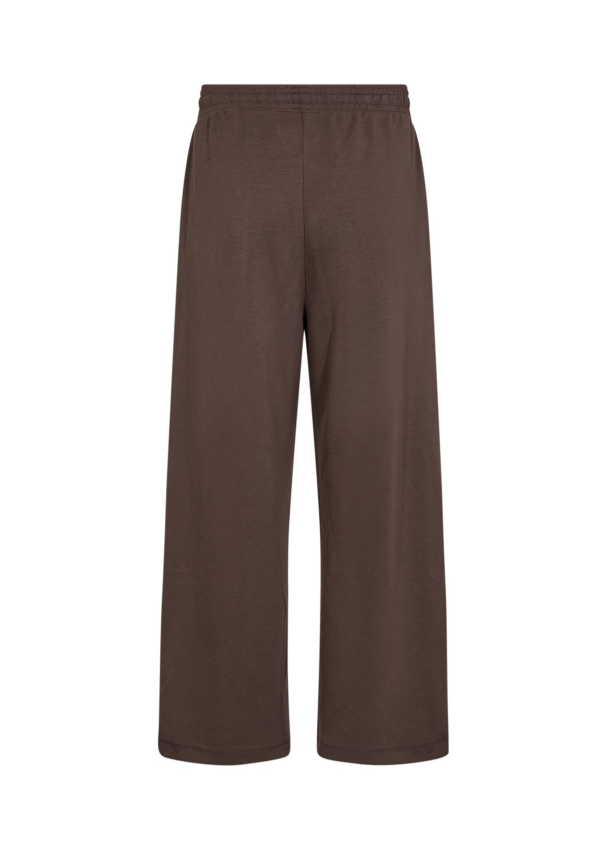 Brown wide-leg pants on a white background