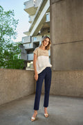 Jaboli Boutique | Fergus Ontario|Joseph Ribkoff |The Gia Classic Slim Fit Denim | Dark Wash Jean.
High-rise waist for a contoured silhouette
Straight-leg design with a polished fly front
Ultra-soft FEATHERWEAVE denim with signature stretch
Classic 5-pocket styling
Versatile dark denim wash
76% Cotton, 18% Polyester, 4% Modal Rayon, 2% Spandex
Lightweight and breathable stretch denim
Slim fit that moves with you
Designed by Joseph Ribkoff for lasting comfort and style