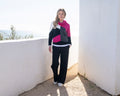 Jaboli Boutique | Fergus Ontario | Marble | Marble | Colour Block | Cowl Neck | Pullover |

Relaxed Cowl Neck

Colour - Blocked Fuchsia/Ivory/Charcoal/Black

Relaxed Fit

100 % Cotton