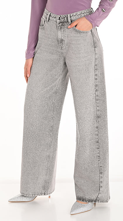 FL Sparkly Grey Jeans