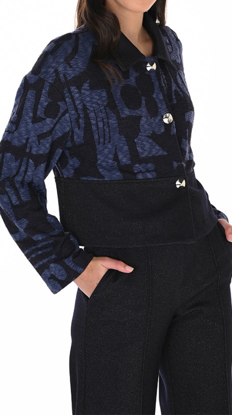 FL Blue Knit Jacket
